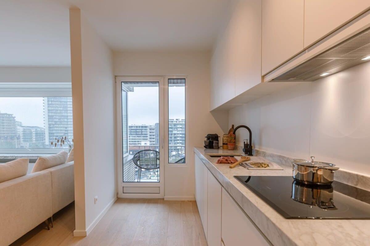 Huswell - Luminous Family Apartment With Magnificent View Oostende Exteriör bild