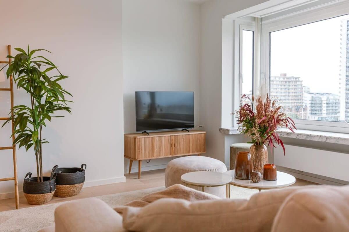 Huswell - Luminous Family Apartment With Magnificent View Oostende Exteriör bild